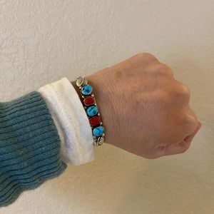 Sterling Silver Turquoise Cuff Bracelet